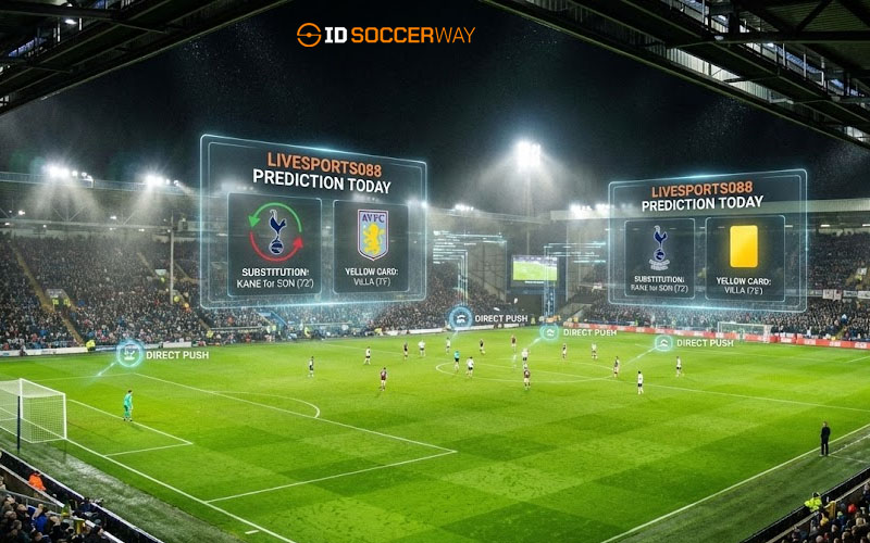 Data Livesports088 Prediction Today terhubung langsung dari setiap sentuhan bola